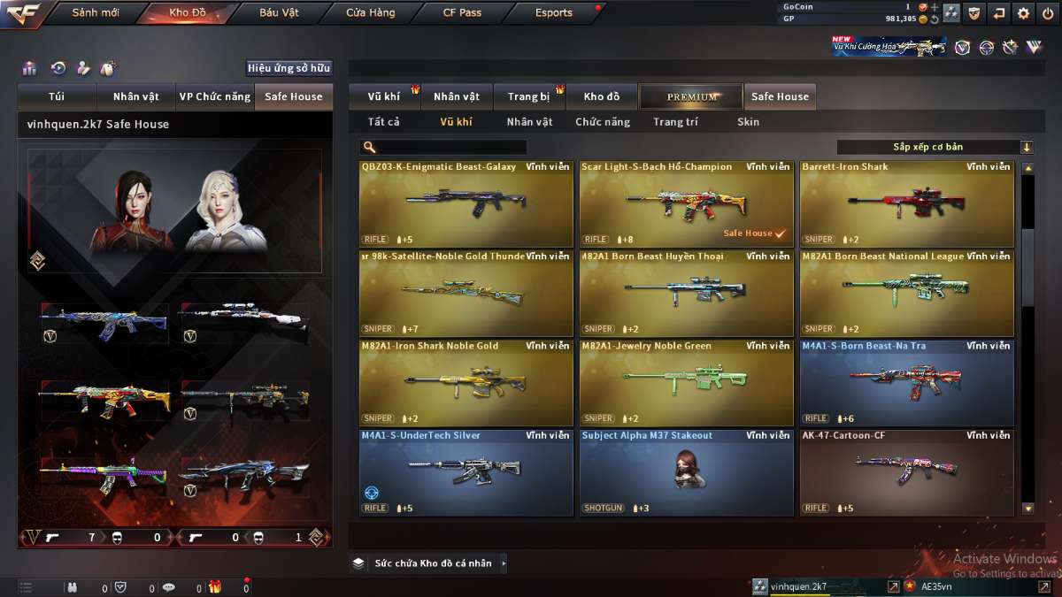 shop acc cf uy tin gia re